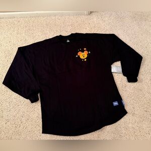 Disney Black Spirit Jersey with Mickey Mouse Pumpkin Graphic